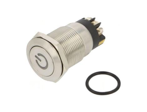 Przełącznik wandaloodporny Poz: 2 SPDT 3A220VAC 5A24VDC LAS1GQF-11DT/L/W/24V/S