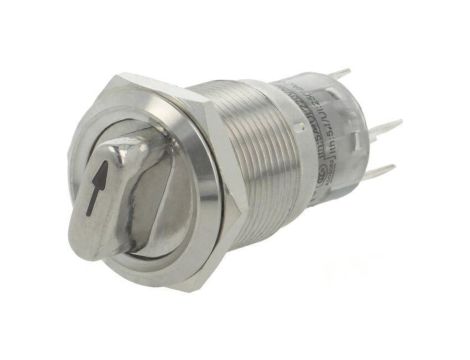 Przełącznik obrotowy Poz: 2 SPDT 0,5A220VAC 1A24VDC 50m LAS1-AGQ-11X/23/G/12V/S