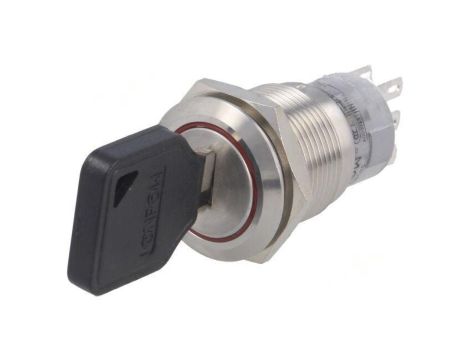 Przełącznik stacyjka Poz.stab: 3 Styki: 3PST Ø19mm 45 1,5kV LAS1-AGQ-22Y/31/S