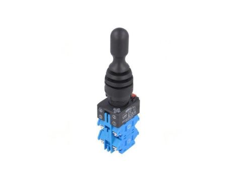 Przełącznik joystick 22mm Poz.stab: 4 NO x4 czarny brak IP67 LAS0-K-40C41