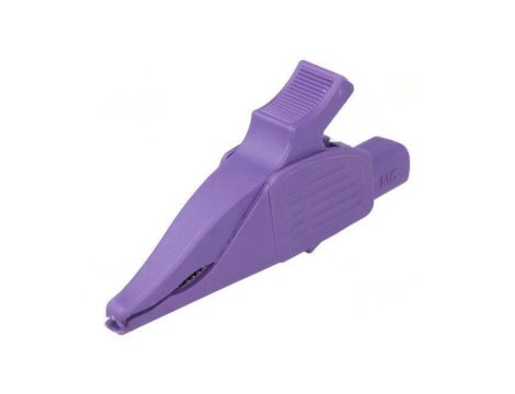 Zacisk krokodylkowy 32A 1kVDC fioletowy Zakr.chwyt: max.30mm 66.9575-26