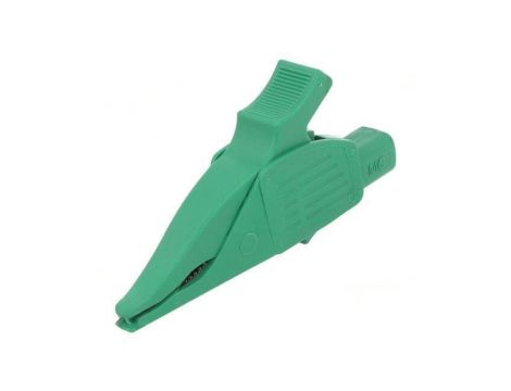 Zacisk krokodylkowy 32A 1kVDC zielony Zakr.chwyt: max.30mm 66.9575-25
