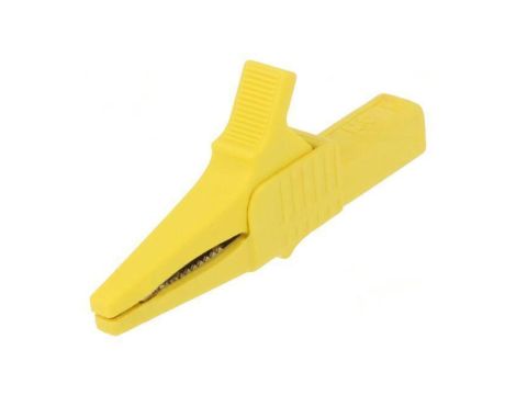 Zacisk krokodylkowy 32A 1kVDC żółty Zakr.chwyt: max.20mm 66.9755-24