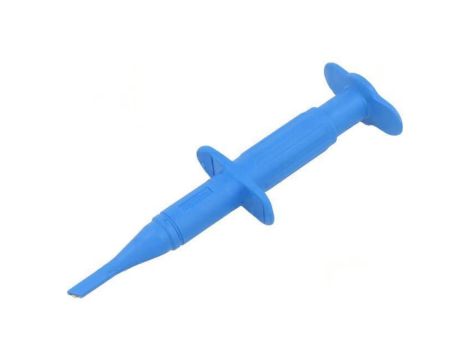 Chwytak pomiarowy haczykowy 3A niebieski 1kV 4mm 66.9116-23