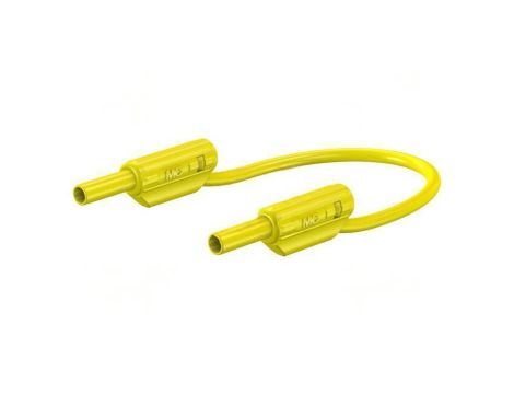 Przewód pomiarowy 10A wtyk bananowy 2mm,z obu stron Dł: 0,3m 65.9179-03024