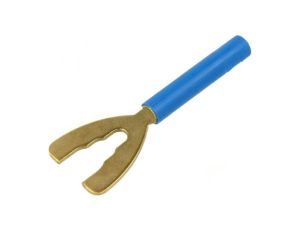 Złącze laboratoryjne widełkowe wtyk 32A niebieski Ømax: 8,3mm 23.5065-23