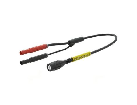Przewód pomiarowy BNC wtyk,wtyk bananowy 4mm x2 izolowane 66.1051-160