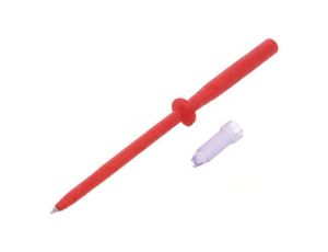 Sonda pomiarowa 1A czerwony Śr.końcówki: 2mm Dł.całk: 122mm 24.0239-22