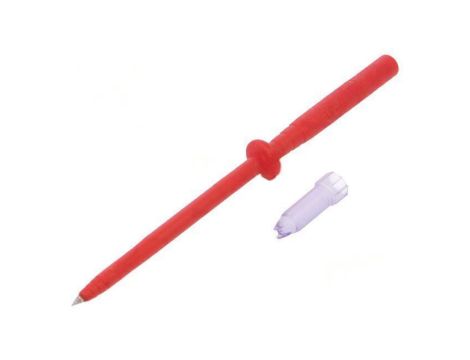 Sonda pomiarowa 1A czerwony Śr.końcówki: 2mm Dł.całk: 122mm 24.0239-22