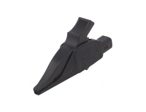 Zacisk krokodylkowy 19A czarny Zakr.chwyt: max.39,5mm 66.9561-21