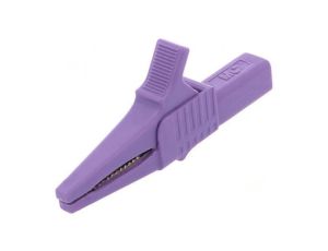 Zacisk krokodylkowy 32A 1kVDC fioletowy Zakr.chwyt: max.20mm 66.9755-26