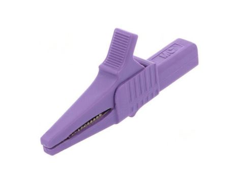 Zacisk krokodylkowy 32A 1kVDC fioletowy Zakr.chwyt: max.20mm 66.9755-26