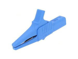 Zacisk krokodylkowy 32A 1kVDC niebieski Zakr.chwyt: max.20mm 66.9755-23