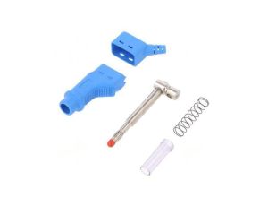 Złącze laboratoryjne bananowe 4mm wtyk 32A 600V niebieski 66.9328-23
