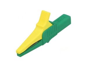 Zacisk krokodylkowy 32A 1kVDC żółto-zielony 66.9755-20