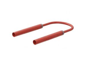 Przewód pomiarowy 19A izolowane Uznam: 1kV Dł: 2m czerwony 66.1054-20022