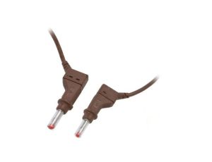 Przewód połączeniowy 32A wtyk bananowy 4mm,z obu stron Dł: 1m 66.9407-10027