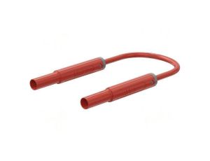 Przewód pomiarowy 19A wtyk bananowy 4mm,z obu stron Dł: 1m 66.1040-10022