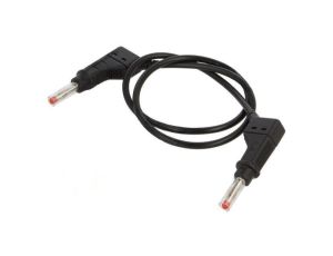 Przewód pomiarowy 19A wtyk bananowy 4mm,z obu stron Dł: 0,5m 66.9405-05021