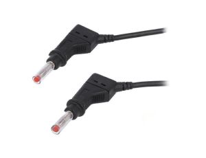 Przewód połączeniowy 32A wtyk bananowy 4mm,z obu stron 66.9407-05021