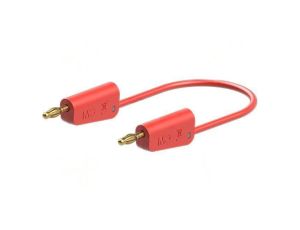 Przewód pomiarowy 60VDC 30VAC 32A Dł: 0,5m czerwony 64.1035-05022