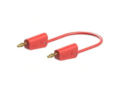 Przewód pomiarowy 60VDC 30VAC 32A Dł: 1m czerwony 64.1035-10022