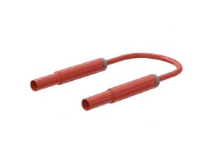 Przewód pomiarowy 32A wtyk bananowy 4mm,z obu stron Dł: 1m 66.1043-10022