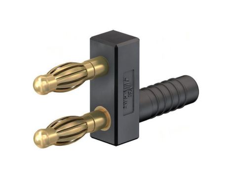 Złącze laboratoryjne bananowe 4mm mostek zwierny 32A czarny 64.9301-21