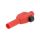Złącze laboratoryjne bananowe 4mm wtyk 10A 600V czerwony 22.3007-22