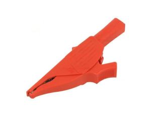 Zacisk krokodylkowy 19A czerwony Zakr.chwyt: max.39,5mm 66.9521-22