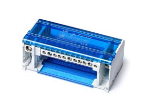 Czterobiegunowy modułowy blok rozdzielczy 4x(8x16mm 3x35mm 1x50mm) na szynę TS35 ShNK MAX 4x12 85151002