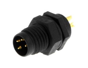 Złącze M8, męskie, PIN:4, gniazdo, proste, 30V 8P-04PMMS-SF7001