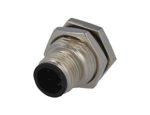 Złącze M12, męskie, PIN:3, gniazdo, proste, 250V M12A-03PMMP-SF8001