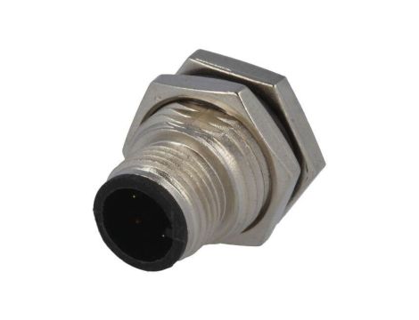 Złącze M12, męskie, PIN:3, gniazdo, proste, 250V M12A-03PMMP-SF8001