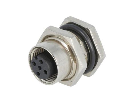 Złącze M12, żeńskie, PIN:5, gniazdo, proste, 60V M12A-05PFFS-SF8001