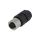 Złącze M12, żeńskie, PIN:4, wtyk, proste, 250V M12A-04BFFA-SL8001