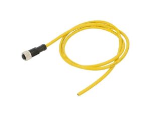 Złącze M12, żeńskie, PIN:5, wtyk, proste, 60V M12A-05BFFM-SL8A01