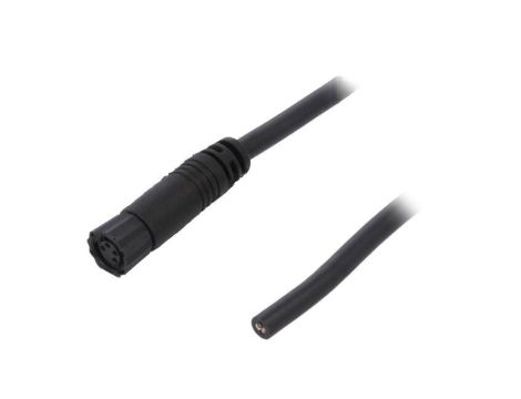 Złącze M8, żeńskie, PIN:4, wtyk, proste, 30V 8P-04AFFM-SL7A02