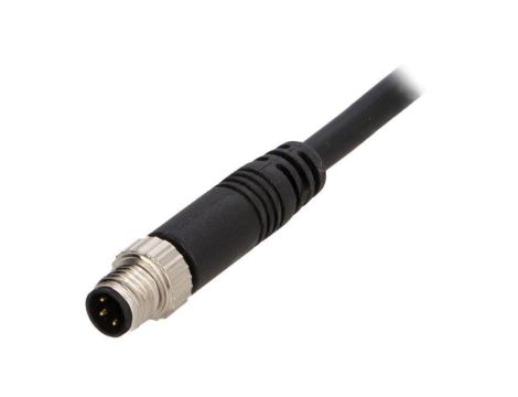 Złącze M8, męskie, PIN:4, wtyk, proste, 30V 8-04AMMM-SL7A02