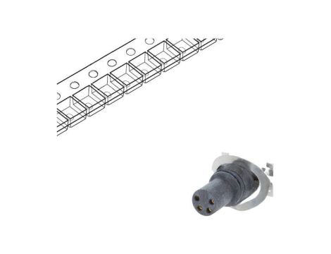 Złącze M8, żeńskie, PIN:4, gniazdo, pionowe, 30V M8S-04PFFT-EE0001
