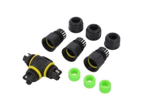Złącze zasilające AC, żeńskie, 450V SC-L-PGT2-03-GN