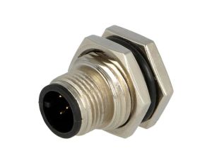 Złącze M12, męskie, PIN:5, gniazdo, proste, 60V M12A-05PMMS-SF8001