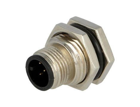 Złącze M12, męskie, PIN:5, gniazdo, proste, 60V M12A-05PMMS-SF8001