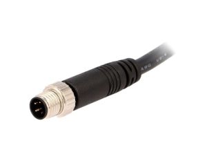 Złącze M8, męskie, PIN:4, wtyk, proste, 30V 8-04AMMM-SL7A01