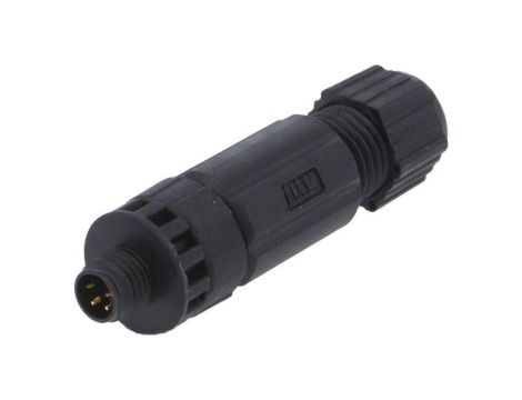 Złącze M8, męskie, PIN:4, wtyk, proste 8P-04BMMB-SL7001