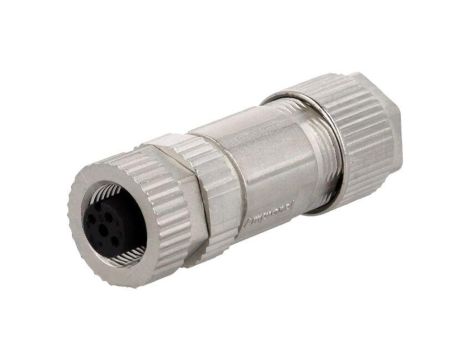 Złącze M12, żeńskie, PIN:5, wtyk, proste, 250V MSAS-05BFFB-SL7001