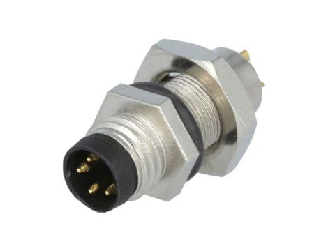 Złącze M8, męskie, PIN:4, męskie,30V 8-04PMMS-SH7002