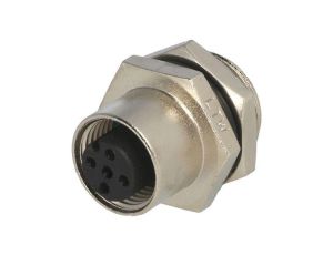 Złącze M12, żeńskie, PIN:5, gniazdo, proste, 60V M12A-05PFFS-SH8001