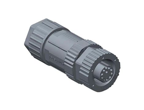 Złącze M12, żeńskie, PIN:4, wtyk, proste, 250V MSAP-04BFFA-SL8001