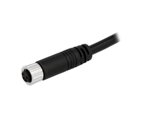 Złącze M8, żeńskie, PIN:4, wtyk, proste, 30V 8-04AFFM-SL7A05